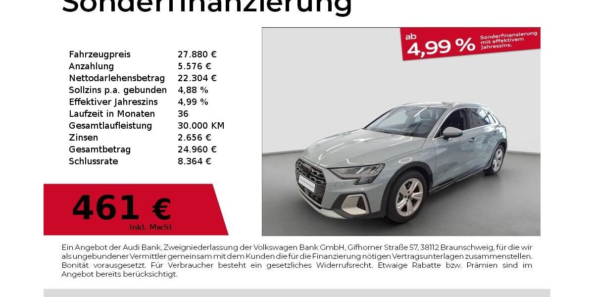 Audi A3 19.417 km 27.880 &euro; Nürnberg 90441
