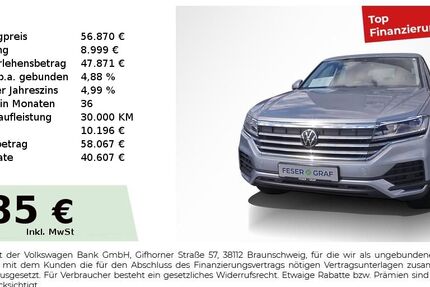 VW Touareg 18.660 km 53.890 &euro; Fürth 90763