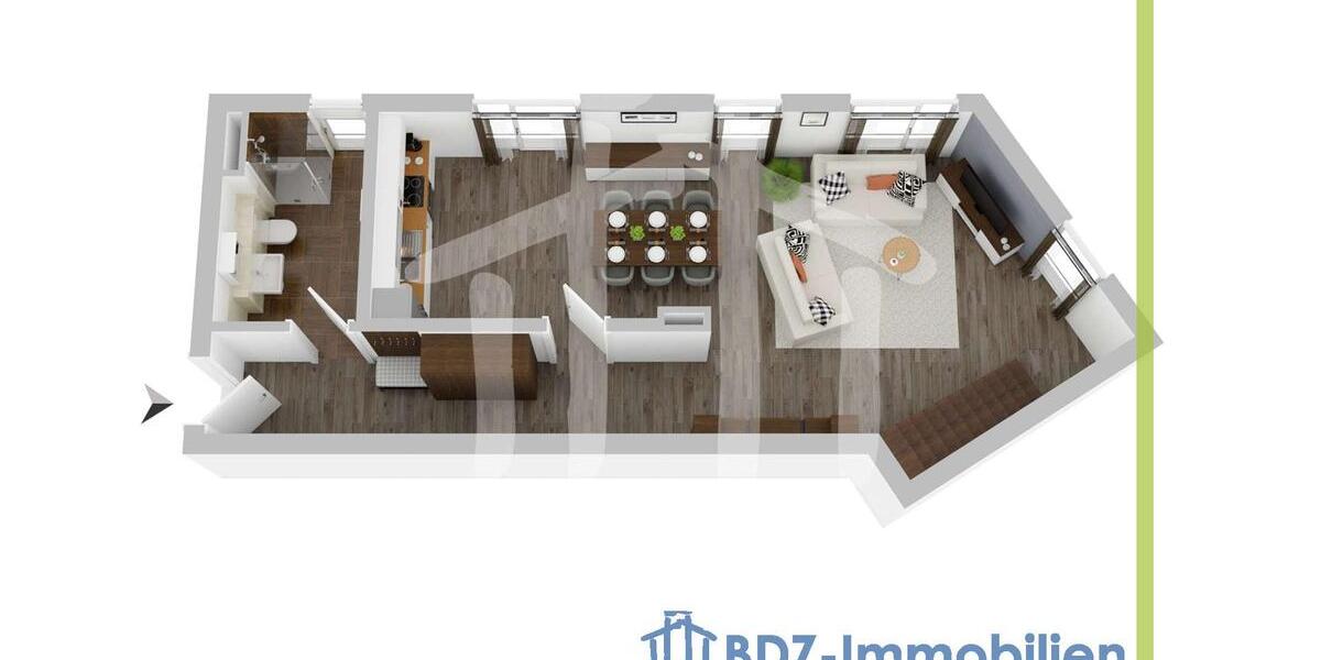 Etagenwohnung Zirndorf - 2 Zimmer, 128 m&sup2;, 2.240&euro; | Angebot:19515345