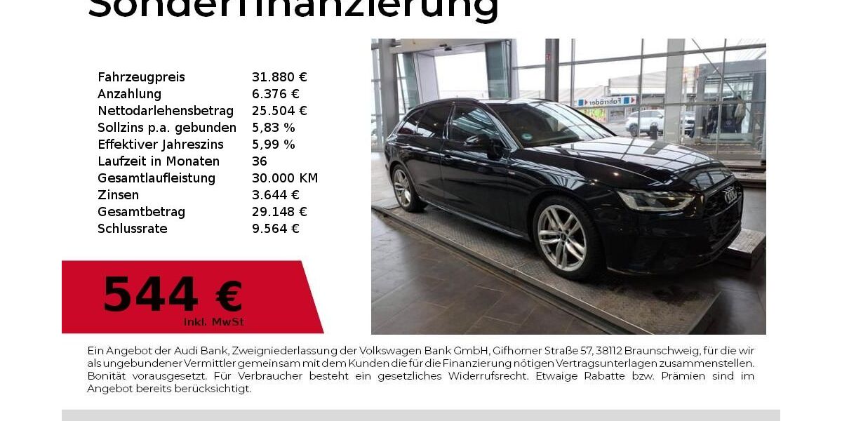 Audi A4 109.564 km 31.880 &euro; Nürnberg 90441