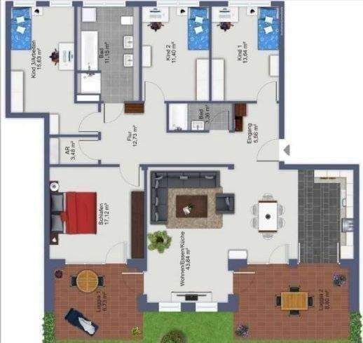 Etagenwohnung Herzogenaurach - 5 Zimmer, 153 m&sup2;, 795.000&euro; | Angebot:25662159