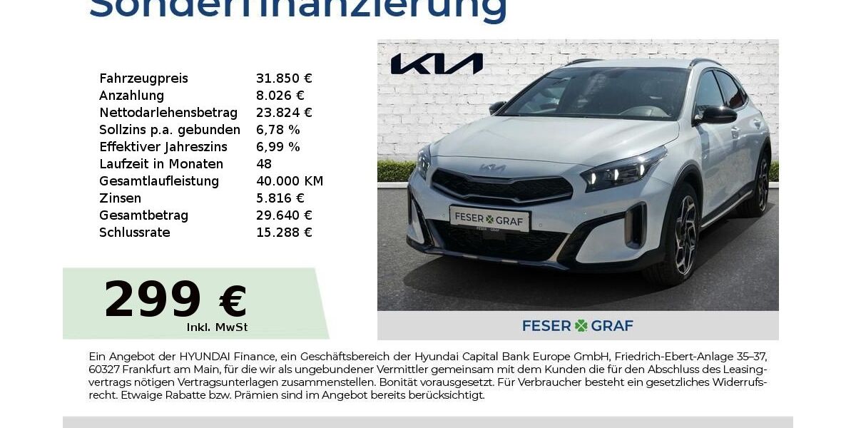 Kia XCeed 12.052 km 31.850 &euro; Roth 91154