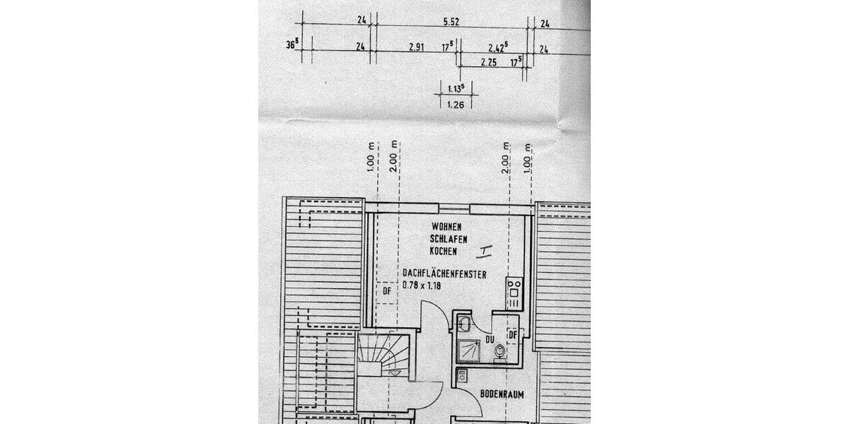 Dachgeschoßwohnung Erlangen Alterlangen - 1 Zimmer, 22 m&sup2;, 460&euro; | Angebot:25886311
