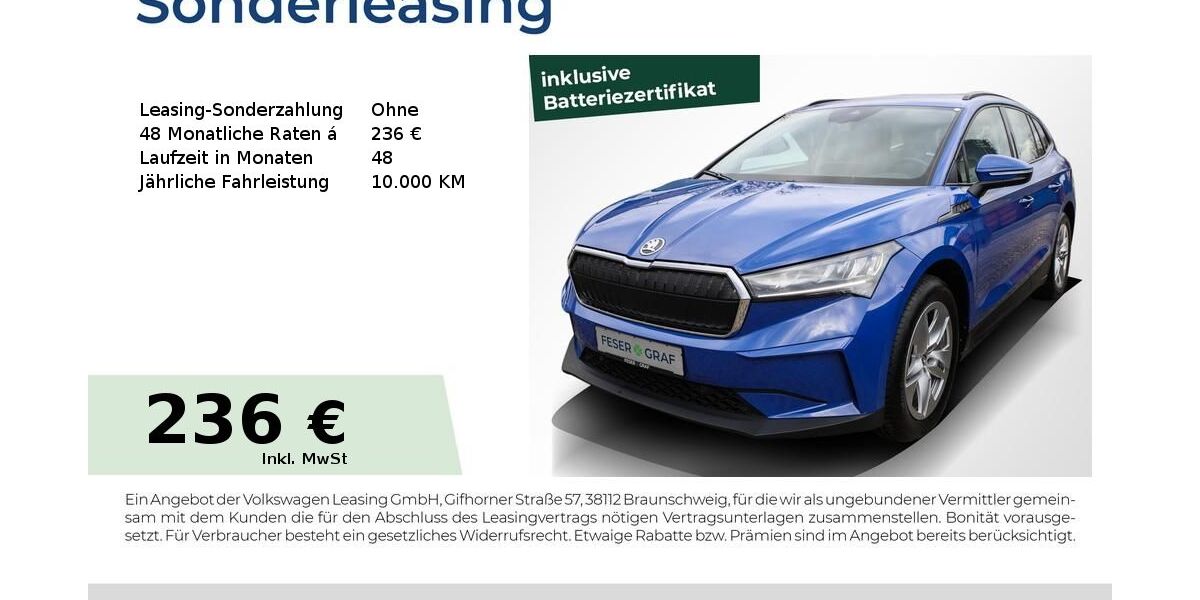 Skoda Enyaq 22.750 km 20.880 &euro; Baiersdorf 91083