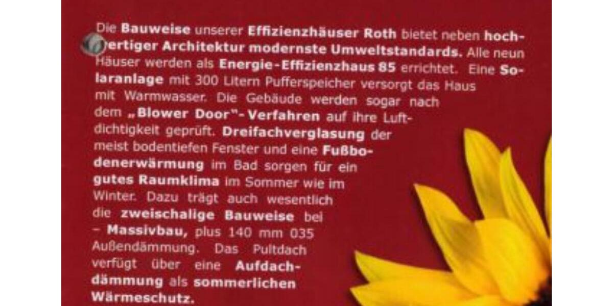 Einfamilienhaus Roth - 4.5 Zimmer, 142 m&sup2;, 790.000&euro; | Angebot:20149523