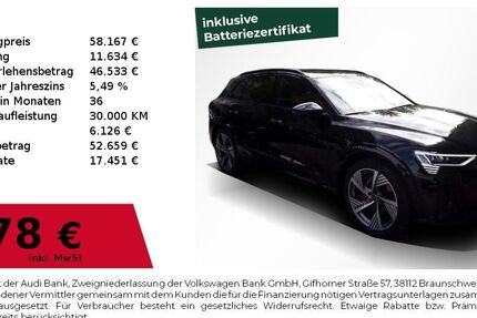 Audi Q8 e-tron 44.881 km 58.167 &euro; Nürnberg 90441