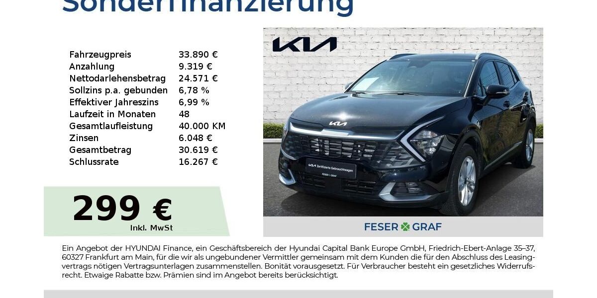 Kia Sportage 4.826 km 33.890 &euro; Roth 91154