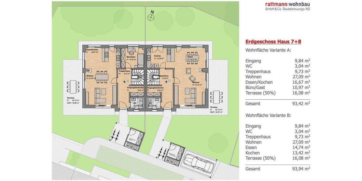 Doppelhaushälfte Herzogenaurach Steinbach - 6 Zimmer, 206 m&sup2;, 1.055.000&euro; | Angebot:25698161