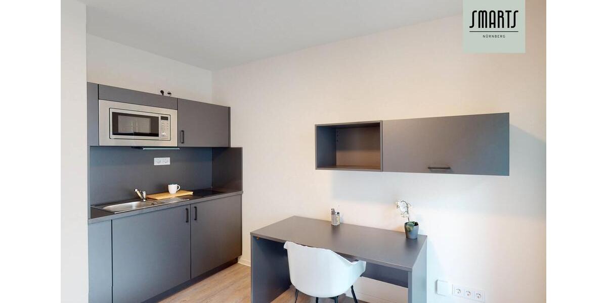 Erdgeschoßwohnung Nürnberg Gleißhammer - 1 Zimmer, 21 m&sup2;, 480&euro; | Angebot:26248513