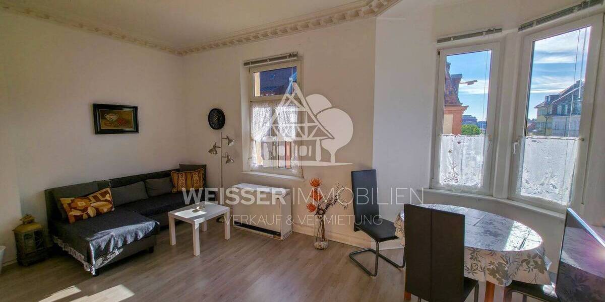 Etagenwohnung Fürth Südstadt - 2 Zimmer, 56 m&sup2;, 560&euro; | Angebot:26695623