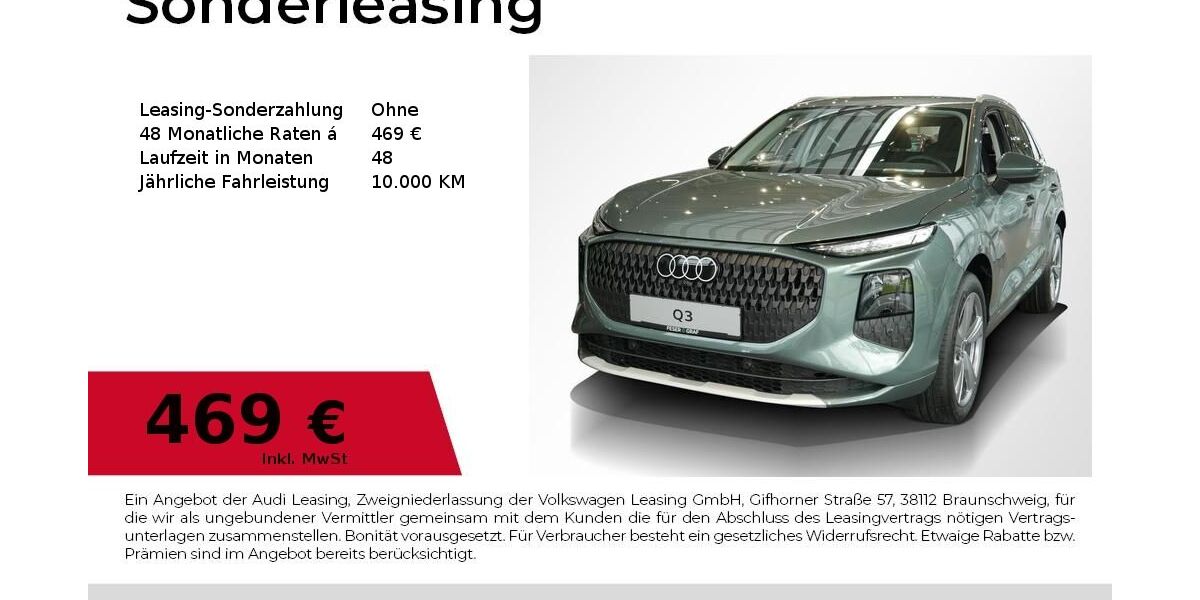 Audi Q3 1.400 km 41.480 &euro; Nürnberg 90411