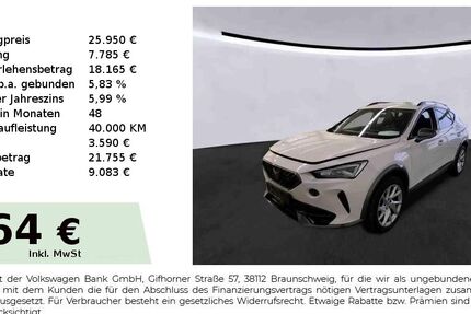 Cupra Formentor 26.150 km 25.740 &euro; Nürnberg 90431