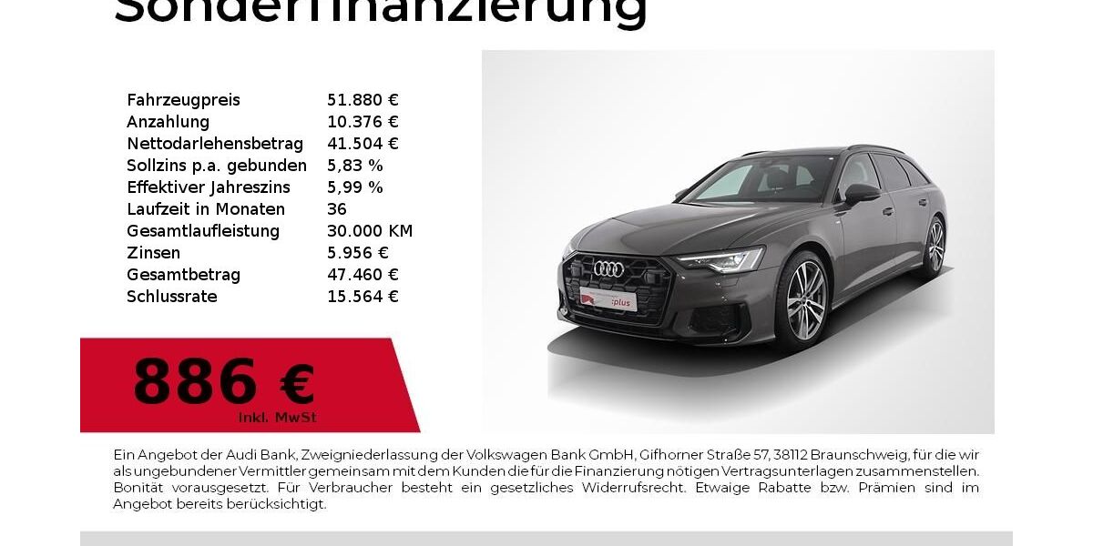 Audi A6 6.930 km 50.440 &euro; Nürnberg 90441