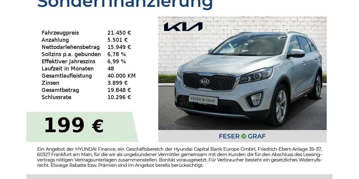 Kia Sorento 50.030 km 21.450 &euro; Roth 91154