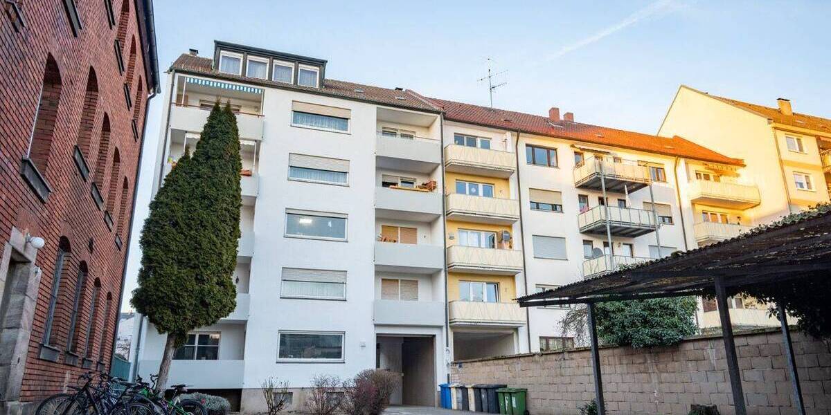 Etagenwohnung Fürth Südstadt - 3 Zimmer, 75 m&sup2;, 285.000&euro; | Angebot:25995869
