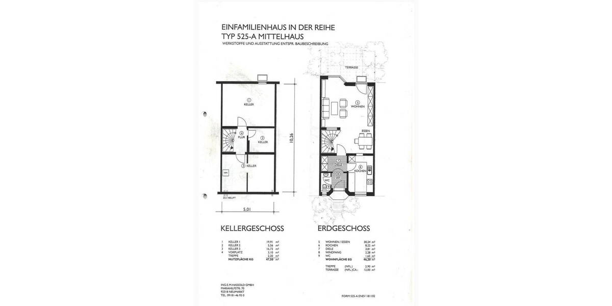 Reihenmittelhaus Nürnberg Altenfurt - 5 Zimmer, 120 m&sup2;, 549.000&euro; | Angebot:26504335