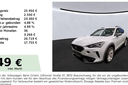 Cupra Formentor 22.850 km 25.950 &euro; Lauf an der Pegnitz 91207