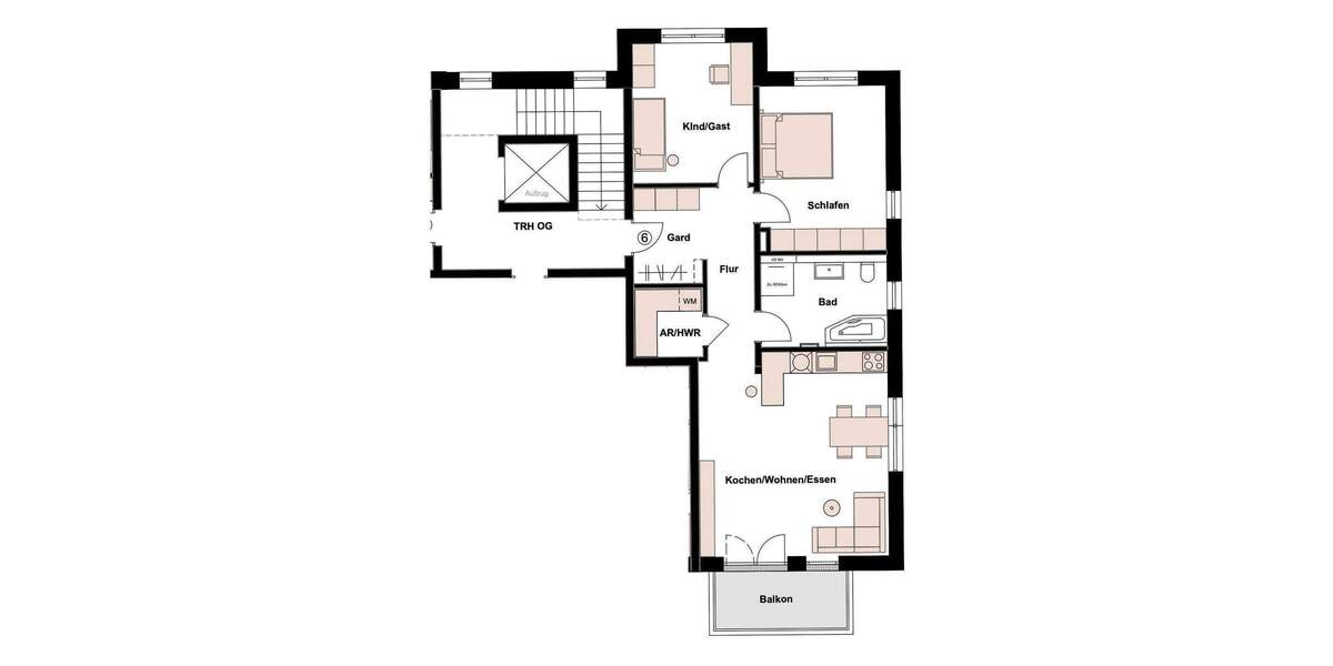 Etagenwohnung Fürth Ronhof - 3 Zimmer, 82 m&sup2;, 498.000&euro; | Angebot:26657412