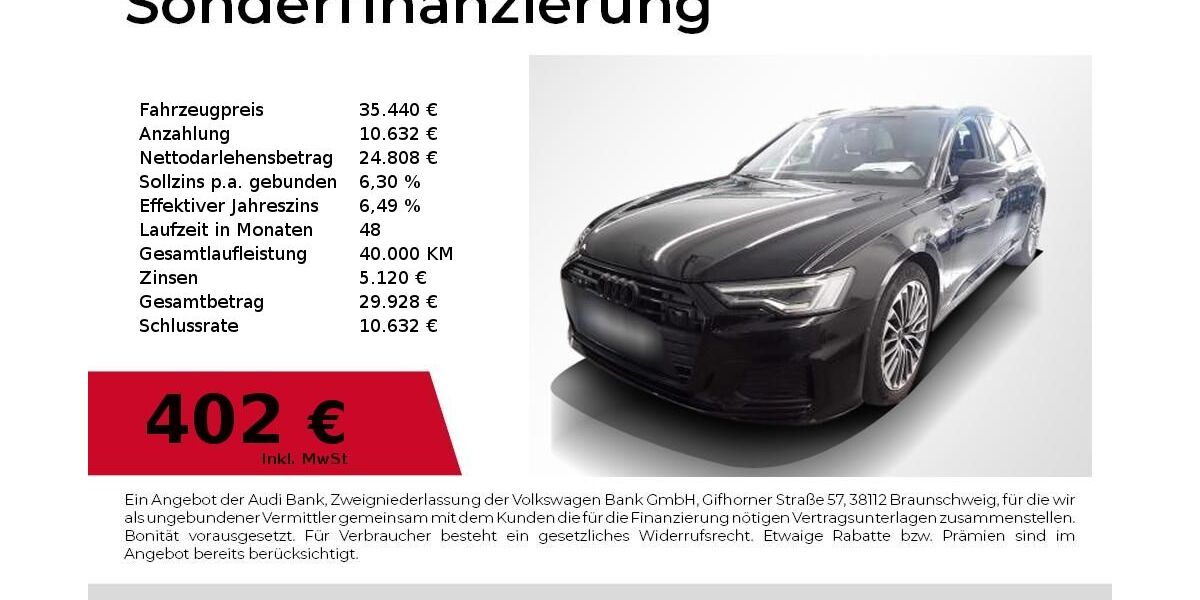 Audi A6 109.400 km 35.440 &euro; Nürnberg 90411