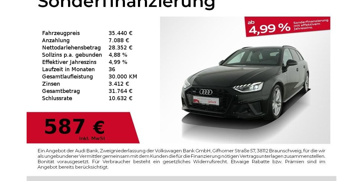 Audi A4 27.900 km 35.440 &euro; Nürnberg 90441