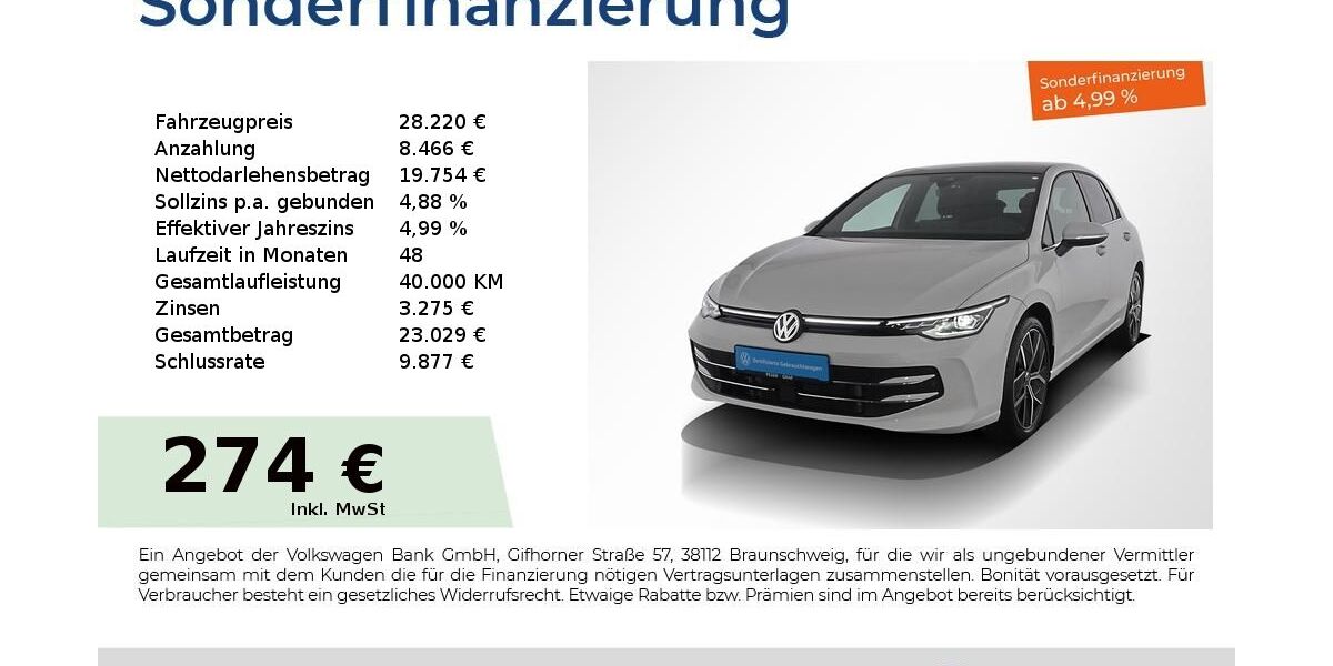 VW Golf 20.450 km 27.990 &euro; Nürnberg 90441