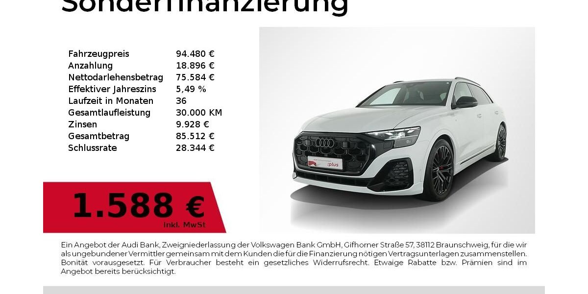 Audi Q8 19.200 km 94.480 &euro; Nürnberg 90441