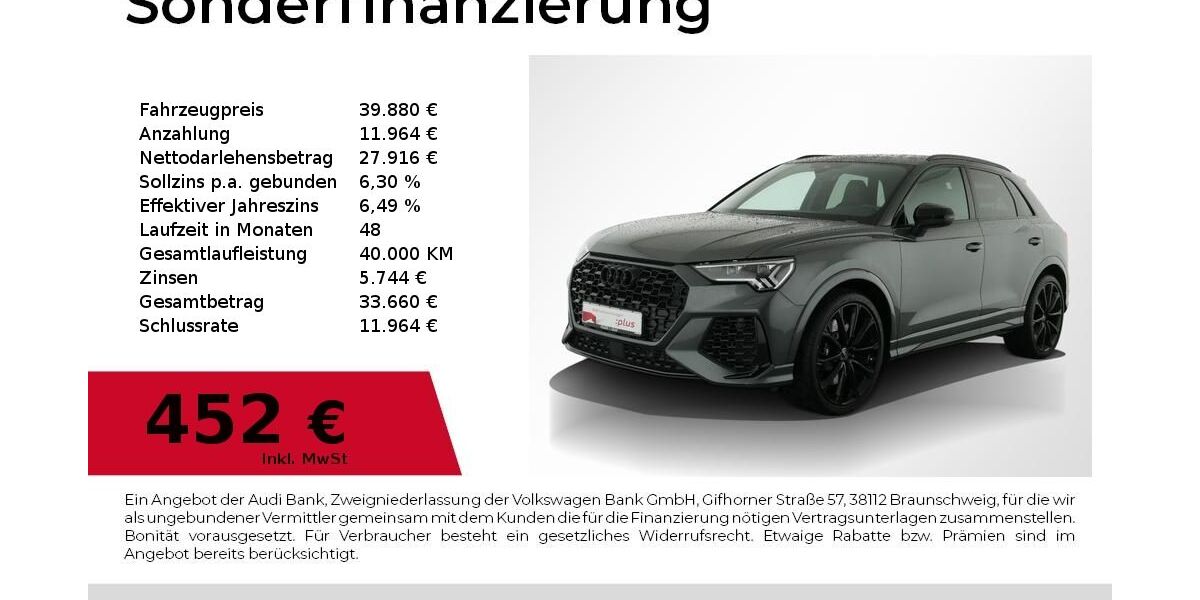 Audi RSQ3 102.500 km 39.880 &euro; Nürnberg 90411