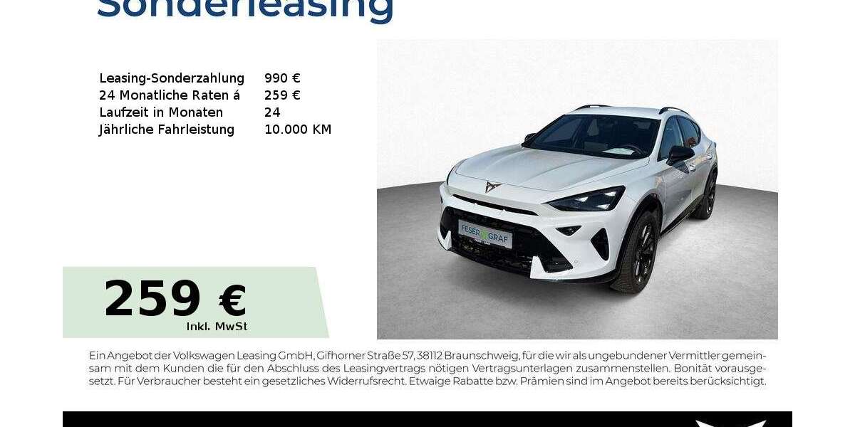 Cupra Formentor 26.450 km 30.850 &euro; Schwabach 91126