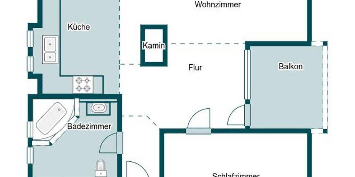 Einfamilienhaus Nürnberg Schweinau - 2 Zimmer, 205.000&euro; | Angebot:26065412