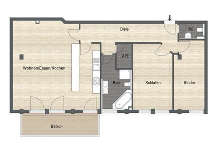 Wohnung Nürnberg Rabus - 3 Zimmer, 104 m&sup2;, 399.000&euro; | Angebot:27252539
