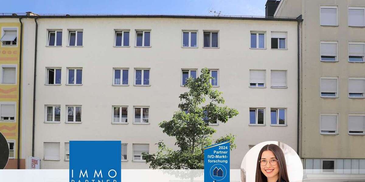 Etagenwohnung Nürnberg Rabus - 3 Zimmer, 70 m&sup2;, 981&euro; | Angebot:25153208