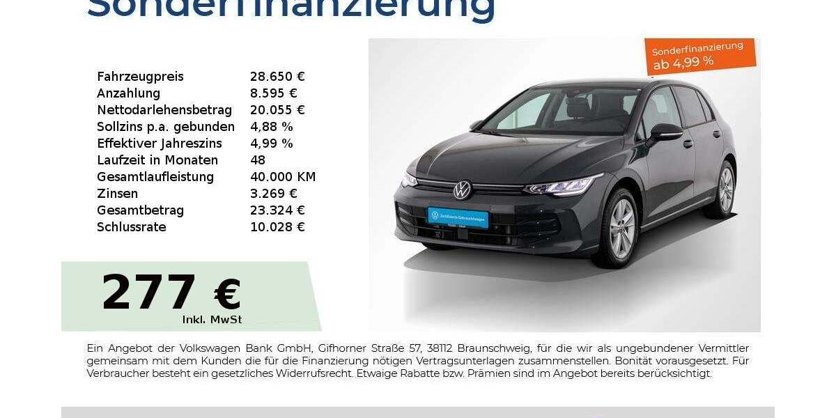 VW Golf 13.250 km 28.650 &euro; Nürnberg 90441