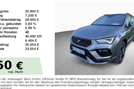 Cupra Ateca 18.700 km 32.950 &euro; Schwabach 91126