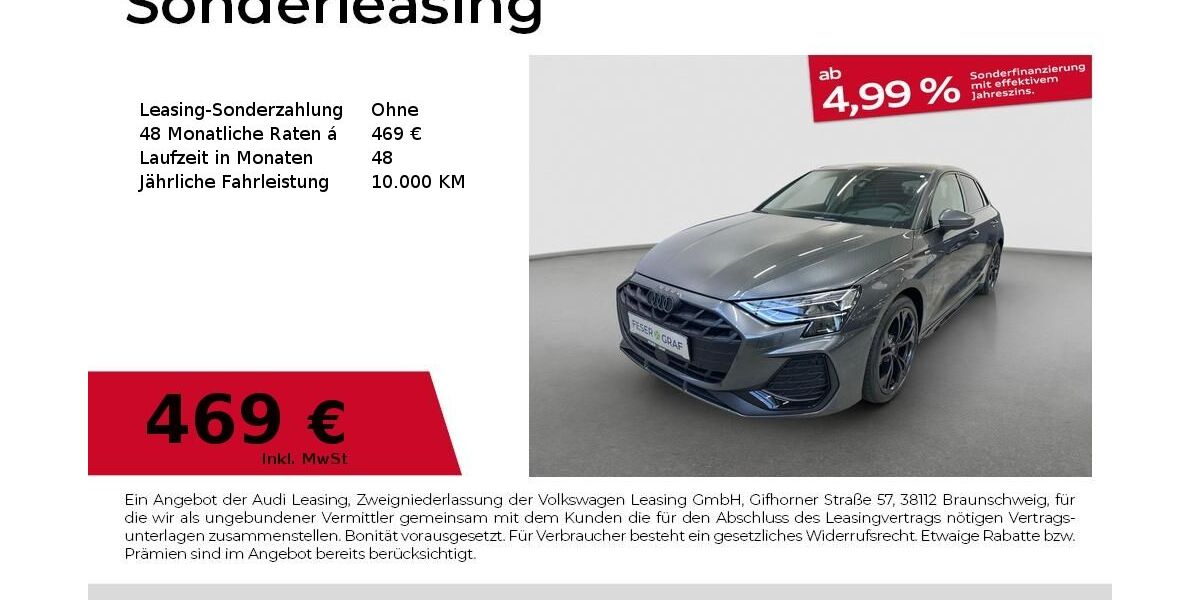 Audi A3 4.900 km 38.980 &euro; Fürth 90763