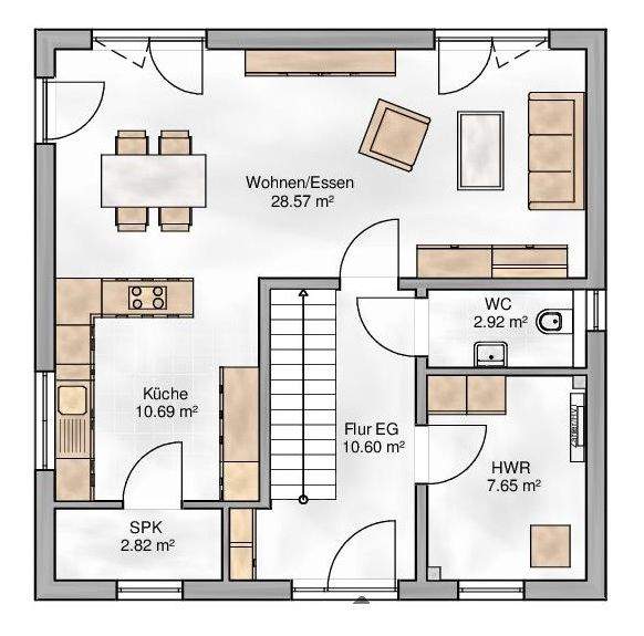 Mehrfamilienhaus, Wohnhaus Veitsbronn Siegelsdorf - 4 Zimmer, 121 m&sup2;, 598.630&euro; | Angebot:25661065