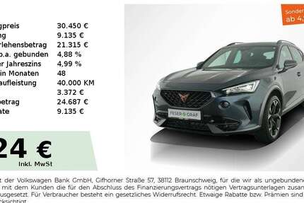 Cupra Formentor 28.450 km 29.880 &euro; Nürnberg 90441