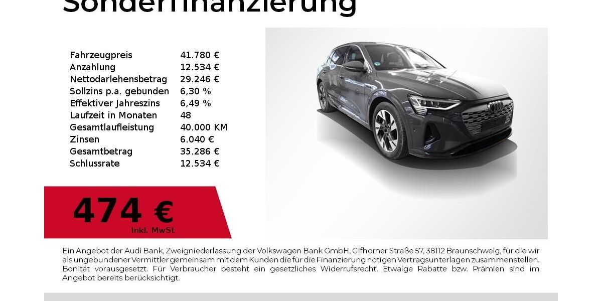 Audi Q8 e-tron 67.500 km 39.880 &euro; Nürnberg 90411