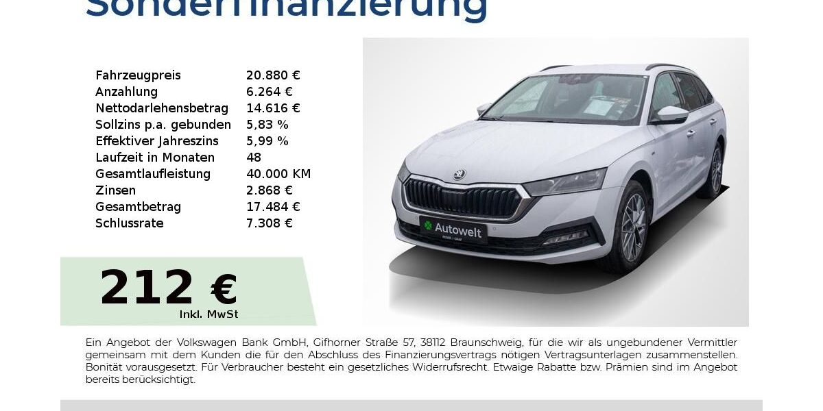 Skoda Octavia 83.750 km 20.880 &euro; Nürnberg 90431