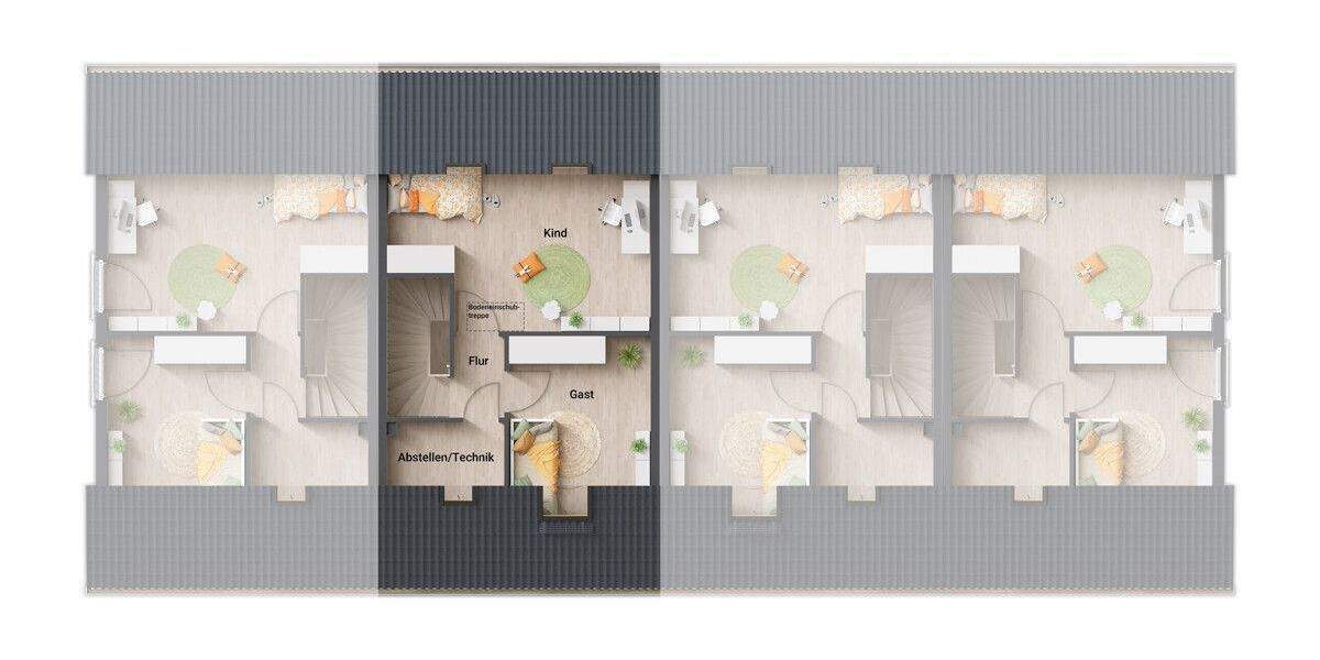 Reihenmittelhaus Forchheim - 5 Zimmer, 141 m&sup2;, 589.324&euro; | Angebot:25734203