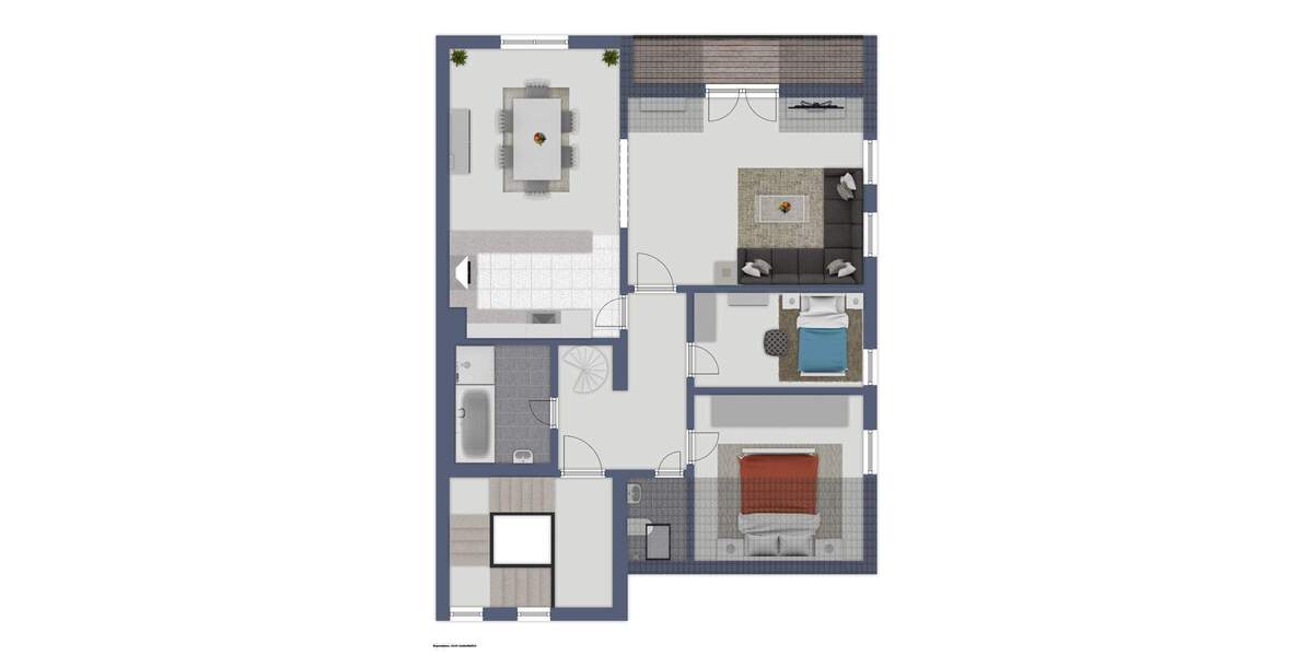 Etagenwohnung Dietenhofen - 3 Zimmer, 82 m&sup2;, 212.000&euro; | Angebot:25732871