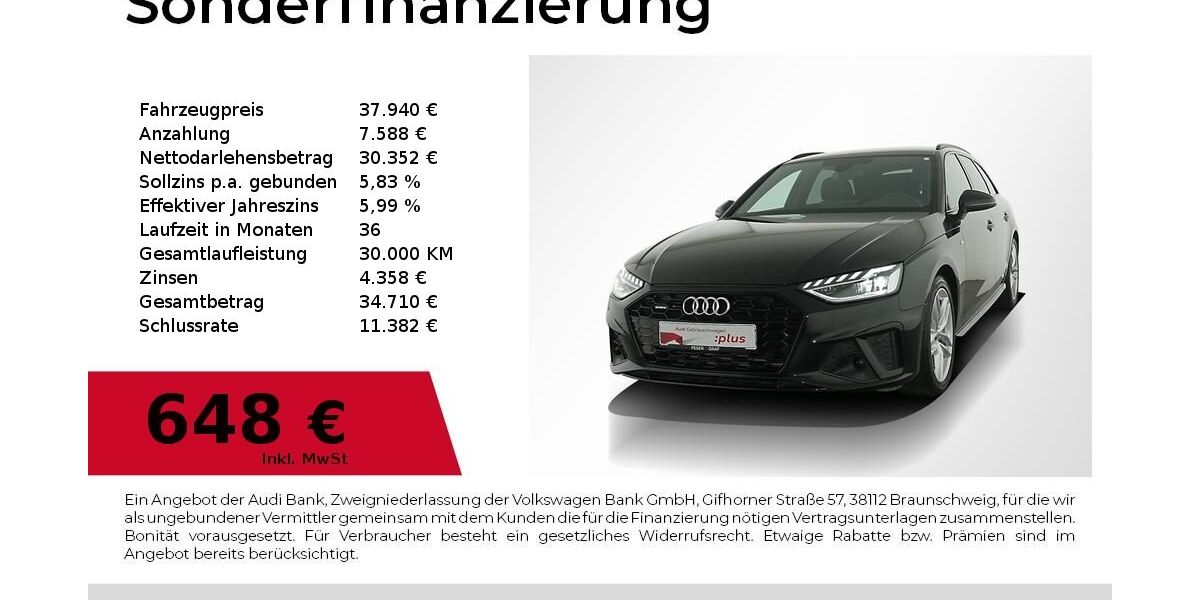 Audi A4 26.150 km 37.940 &euro; Nürnberg 90441
