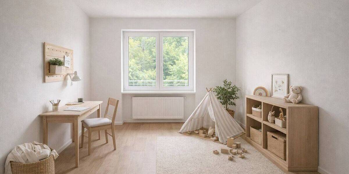 Etagenwohnung Nürnberg Zerzabelshof - 3 Zimmer, 76 m&sup2;, 349.000&euro; | Angebot:25938494