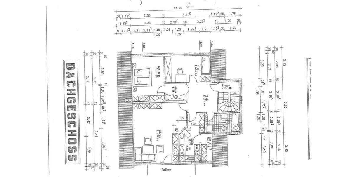 Dachgeschoßwohnung Weisendorf - 3 Zimmer, 95 m&sup2;, 900&euro; | Angebot:25268765