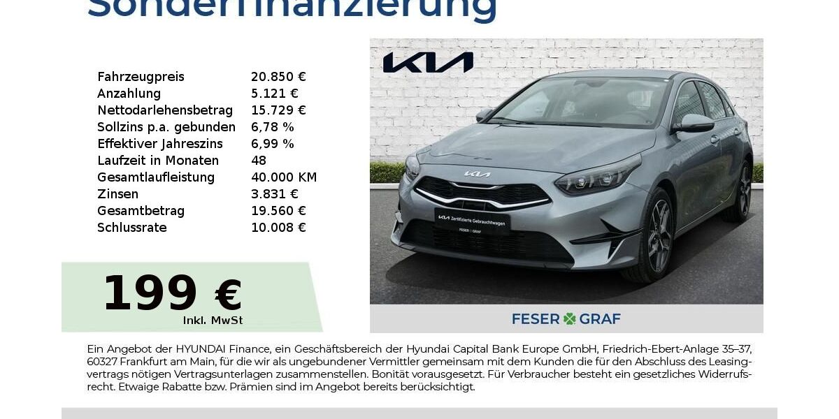 Kia ceed / Ceed 5.847 km 20.850 &euro; Roth 91154