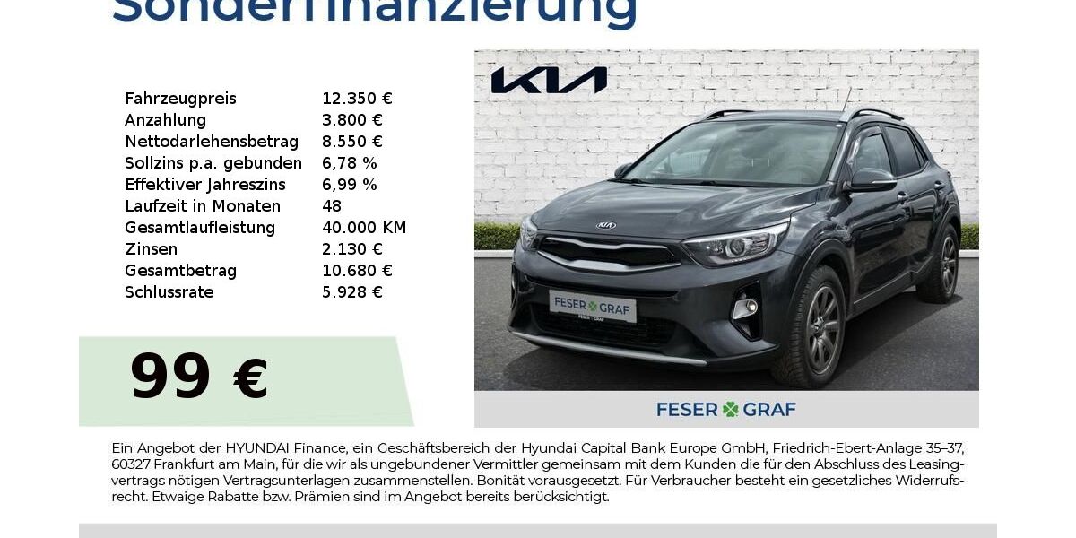 Kia Stonic 134.992 km 12.350 &euro; Roth 91154