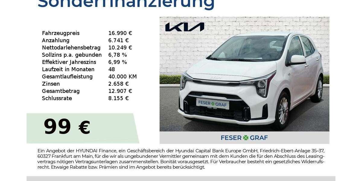 Kia Picanto 9.311 km 16.990 &euro; Roth 91154