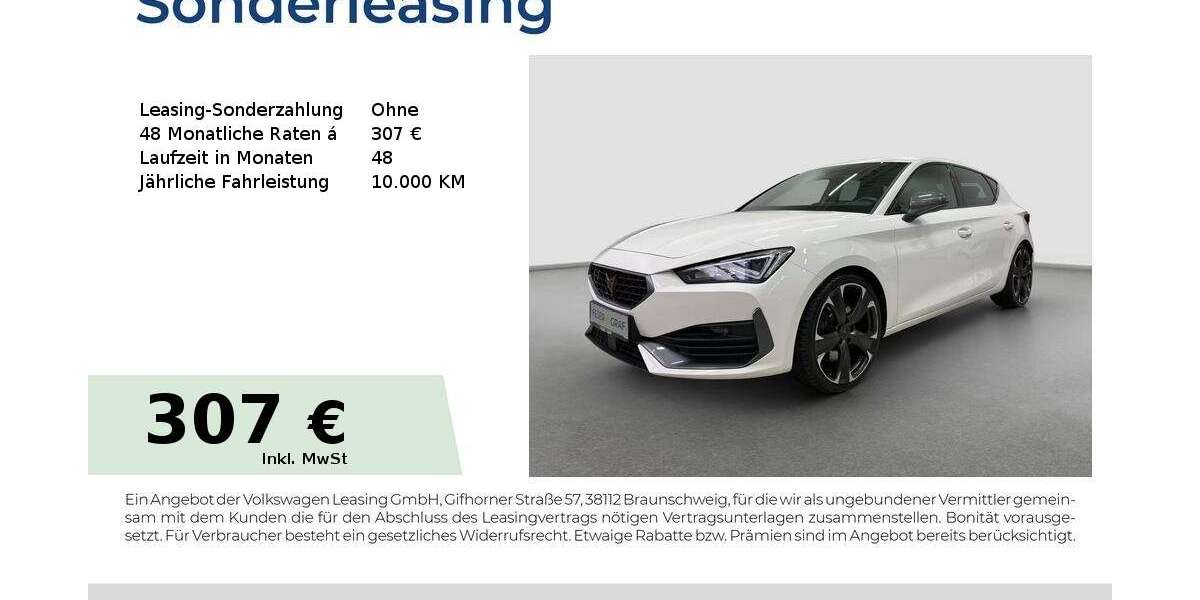 Cupra Leon 48.500 km 26.480 &euro; Fürth 90763