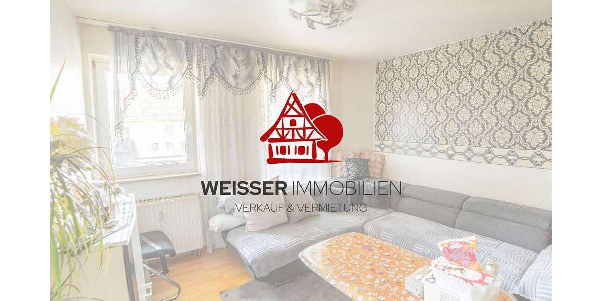 Etagenwohnung Fürth Südstadt - 2 Zimmer, 44 m&sup2;, 129.000&euro; | Angebot:26845357