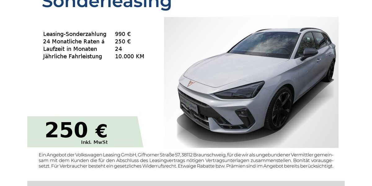 Cupra Leon 28.650 km 31.440 &euro; Baiersdorf 91083