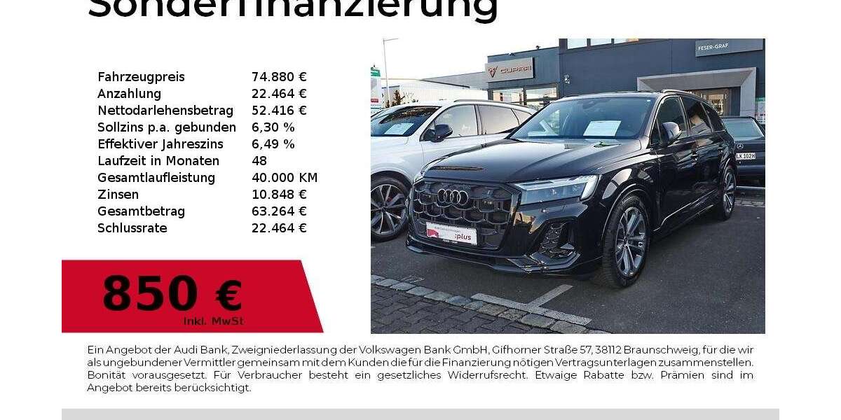 Audi Q7 3.800 km 74.880 &euro; Lauf an der Pegnitz 91207